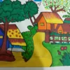 Realistic Hand Made Drawing of Village